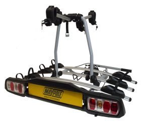 Maypole Towball Mounted 4-Bike Bike Carrier - Roe Valley Cycles
