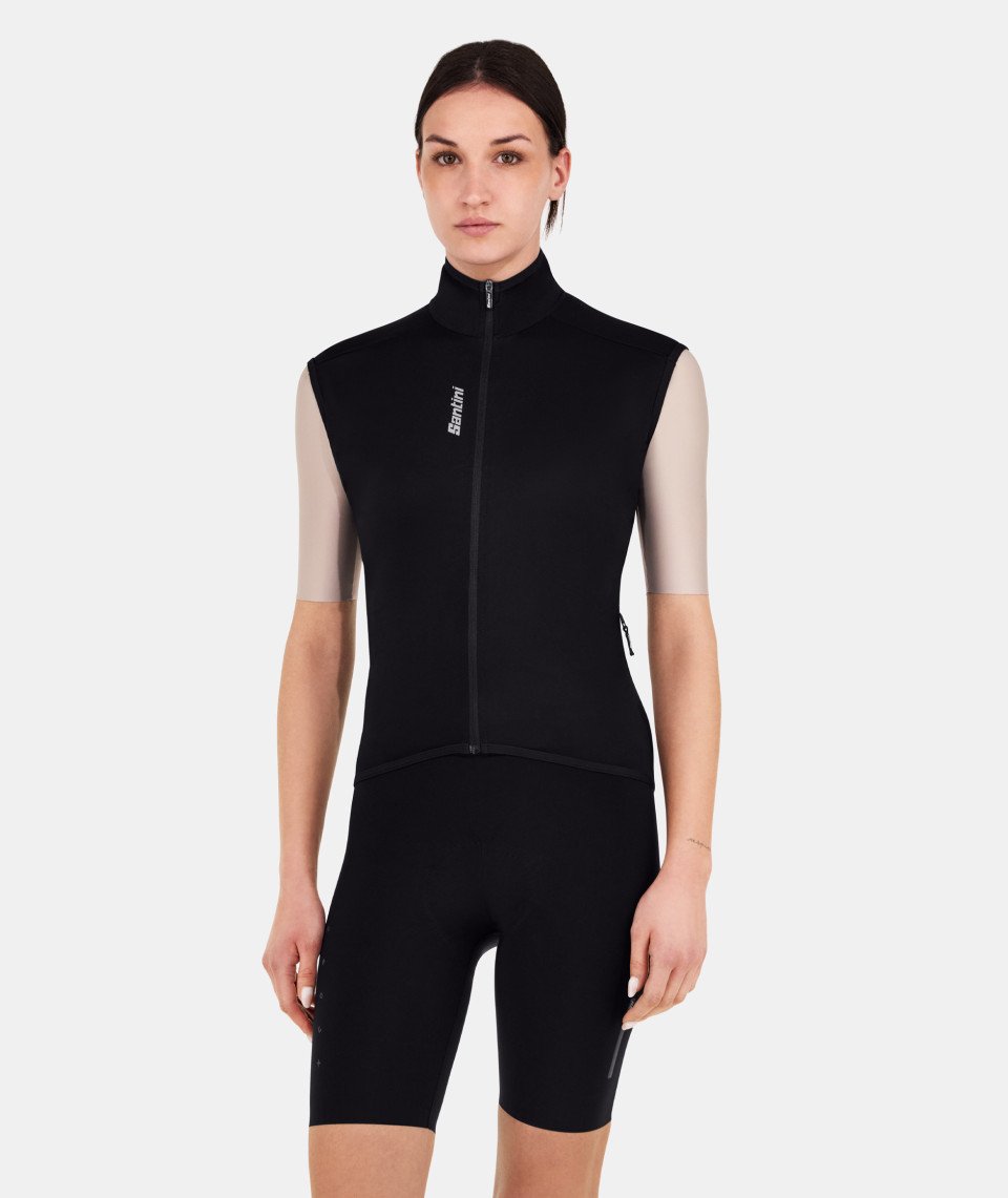 Santini RTR WIND Packable Waterproof Gilet - Roe Valley Cycles Santini RTR WIND Packable Waterproof Gilet - Roe Valley Cycles