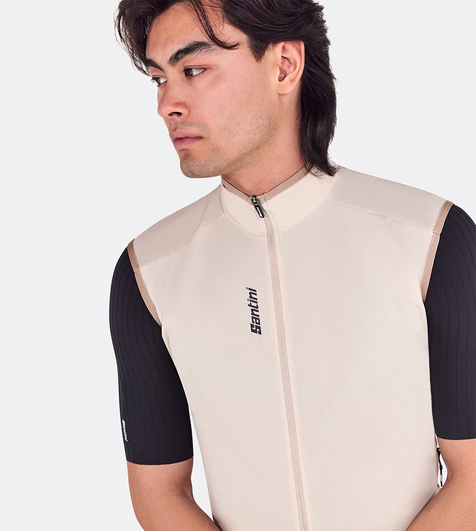 Santini RTR WIND Packable Waterproof Gilet - Roe Valley Cycles Santini RTR WIND Packable Waterproof Gilet - Roe Valley Cycles