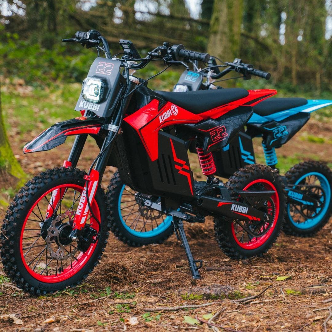 Kubbi K22 Electric Dirt Bike for Teenagers (Ages 14-18) in Blue Kubbi K22 Electric Dirt Bike for Teenagers (Ages 14-18) in Blue